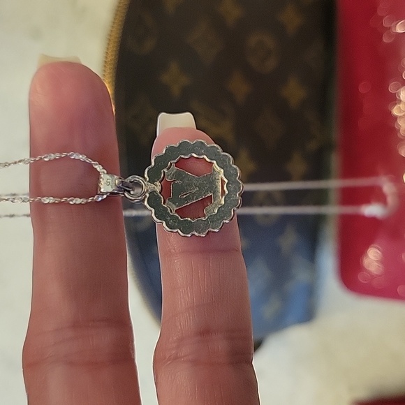 Authentic Louis Vuitton Rhinestone Charm Necklace - Picture 4 of 7